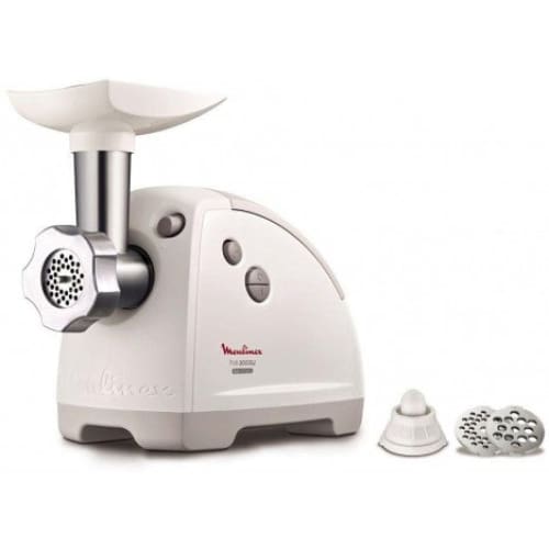 Hachoir à Viande MOULINEX 2000 W - Blanc (ME620132) Hachoir à Viande MOULINEX 2000 W - Blanc (ME620132)